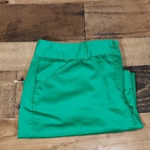 [Worthington] Green Bermuda Cotton Shorts 12